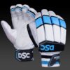 dsc intense attitude batting gloves blue white 14 1