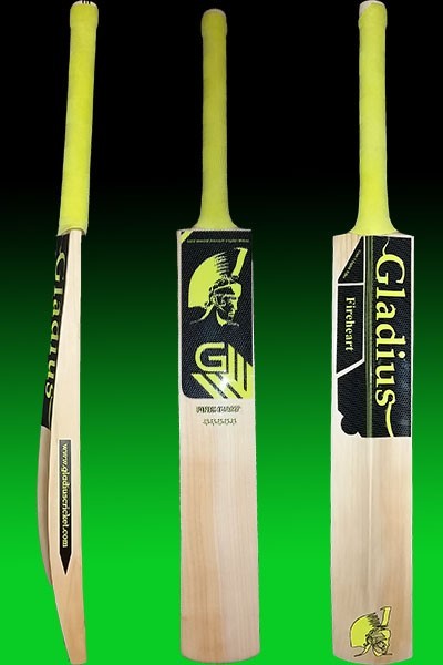gladius fireheart english willow junior bat size 4 a132544